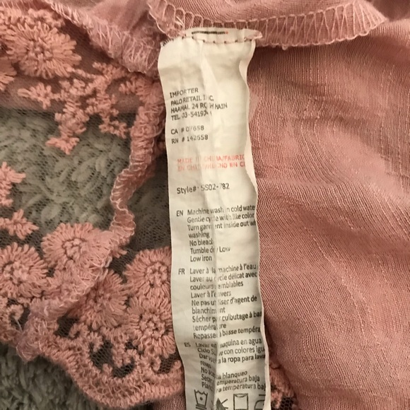 Revamped Women’s Cropped Cover Jacket Size M Kimono Style Sleeves Dusty Pink - Picture 8 of 8